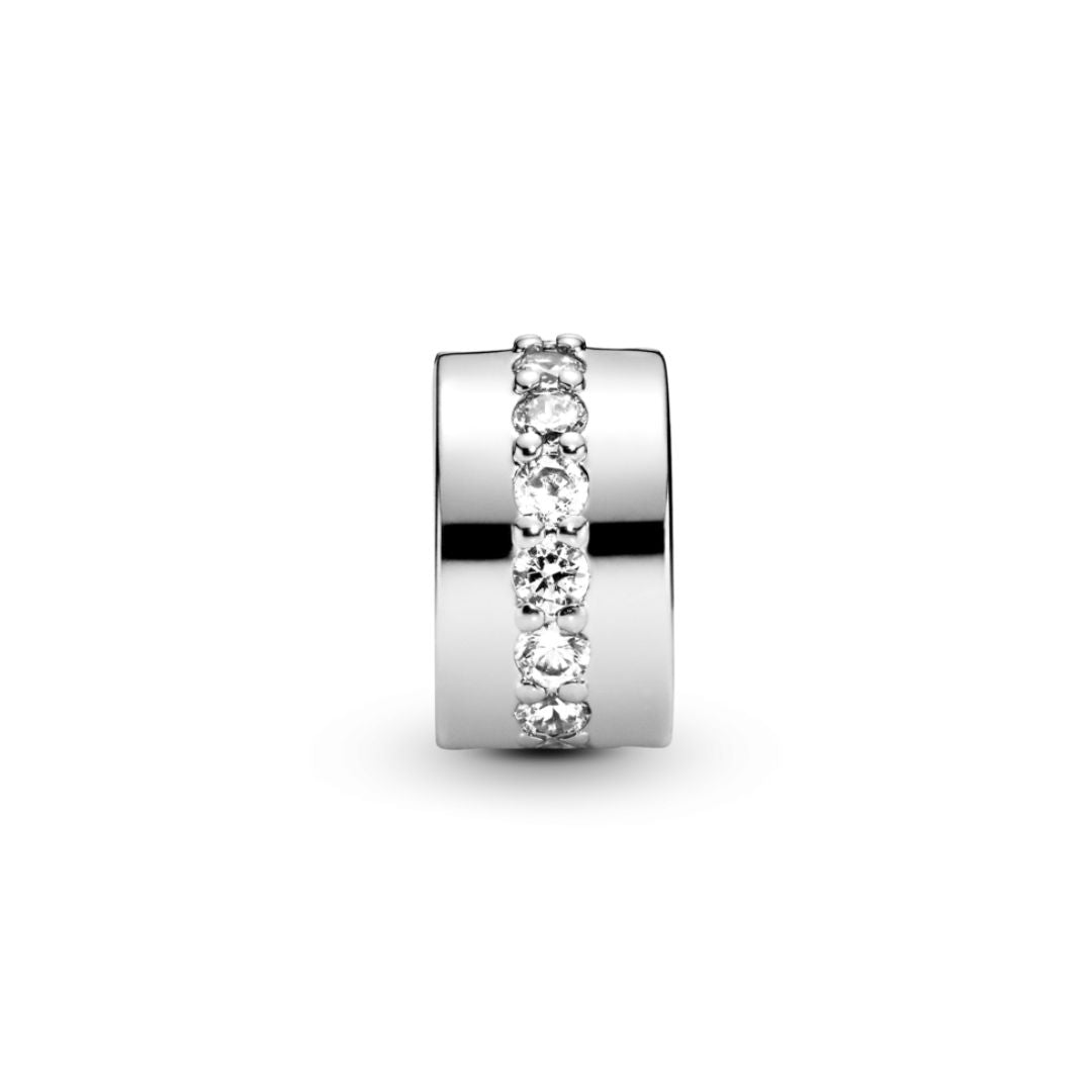 Pandora Moments Clear Sparkling lukkopala, hopea, 791972CZ