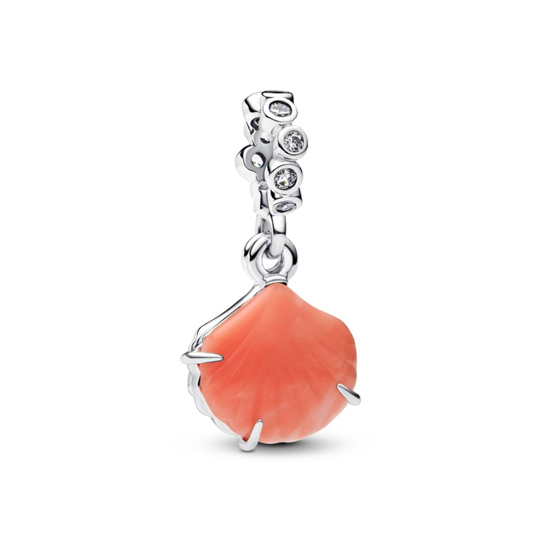 Pandora Moments Coral-coloured Shell Double hela, hopea, 793821C01