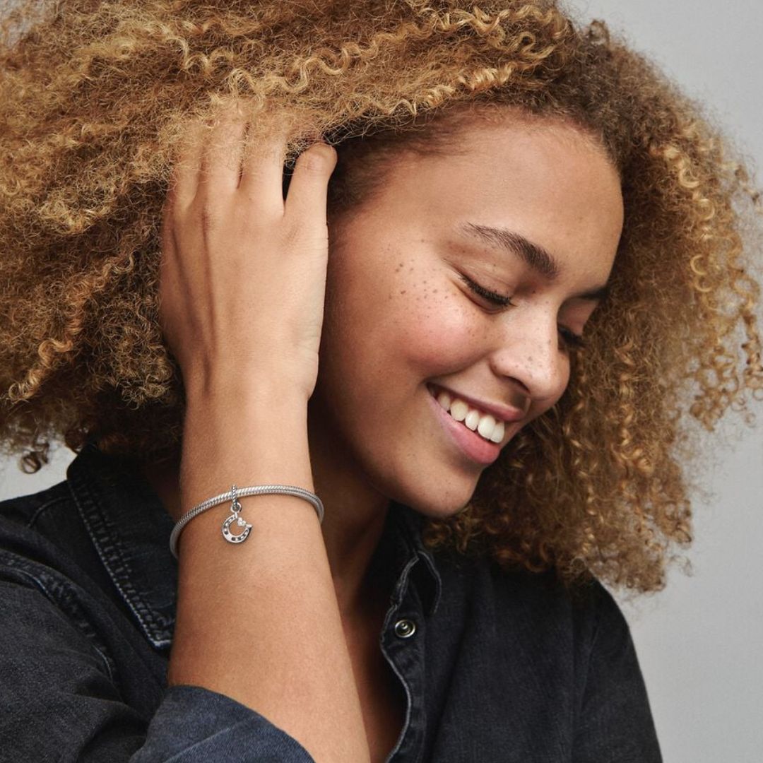 Pandora Moments Good Luck Horseshoe hela, hopea, 799157C01