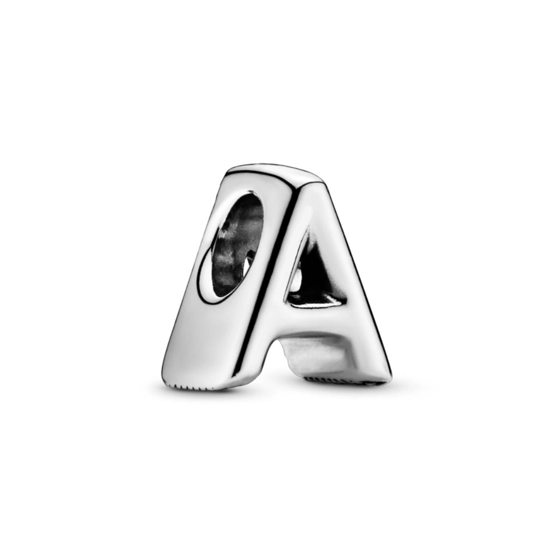 Pandora Moments Letter A Alphabet hela, hopea, 797455