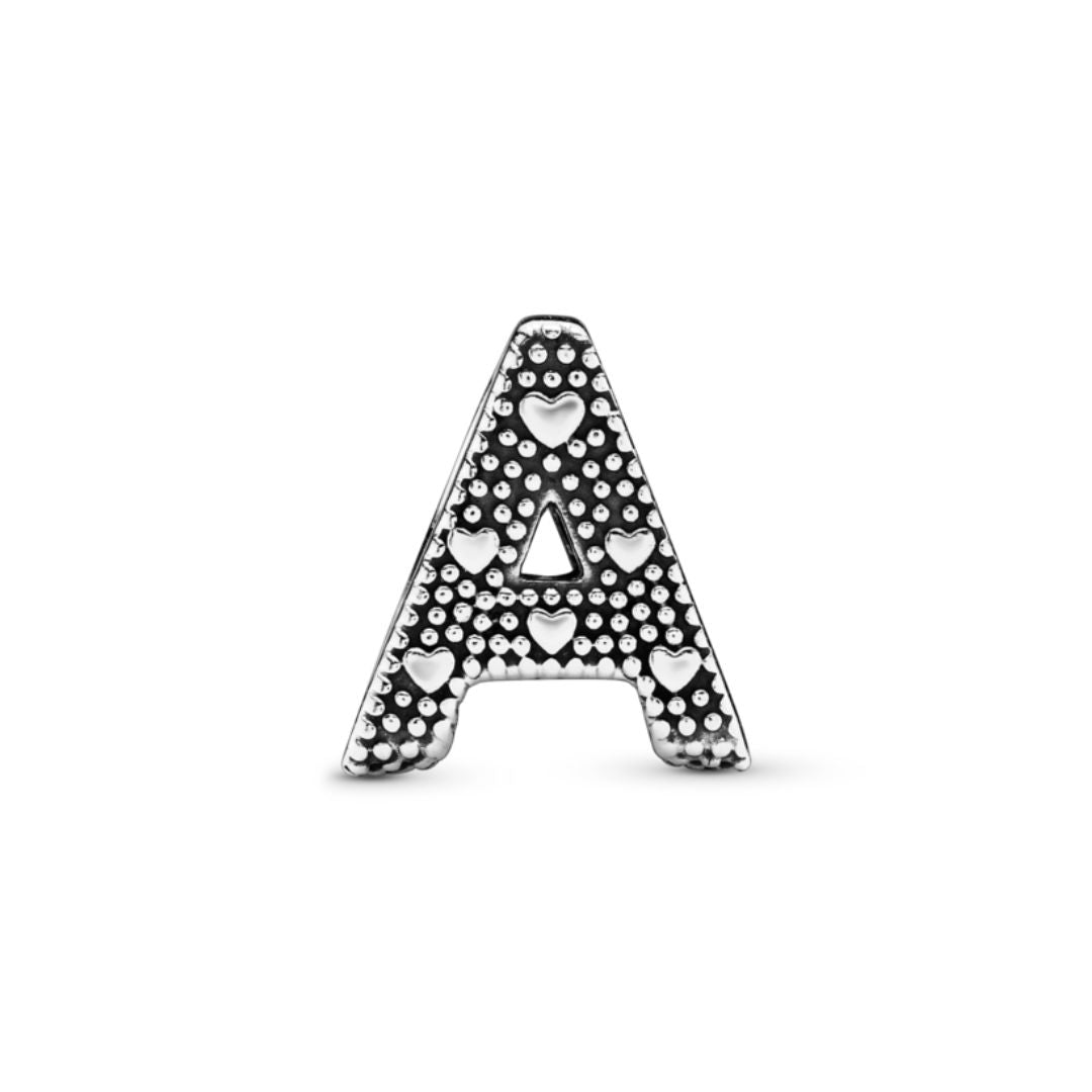 Pandora Moments Letter A Alphabet hela, hopea, 797455