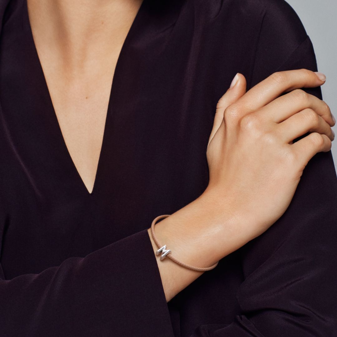 Pandora Moments Letter S Alphabet hela, hopea, 797473