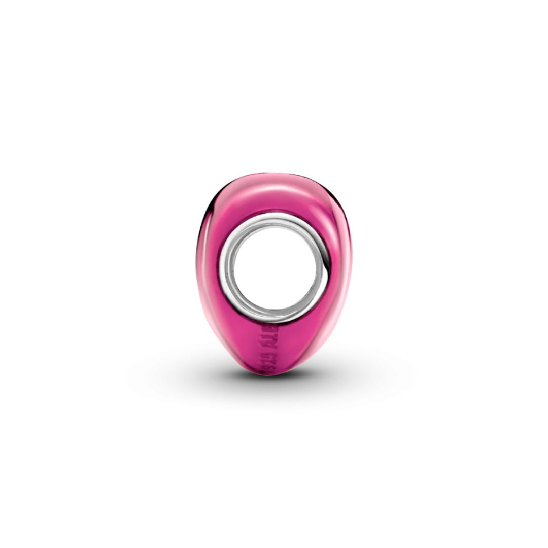 Pandora Moments Metallic Pink Heart hela, hopea, 793337C03