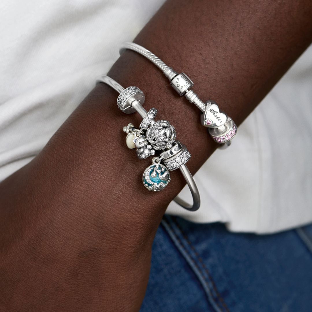 Pandora Moments Sister Heart hela, hopea, 791946PCZ