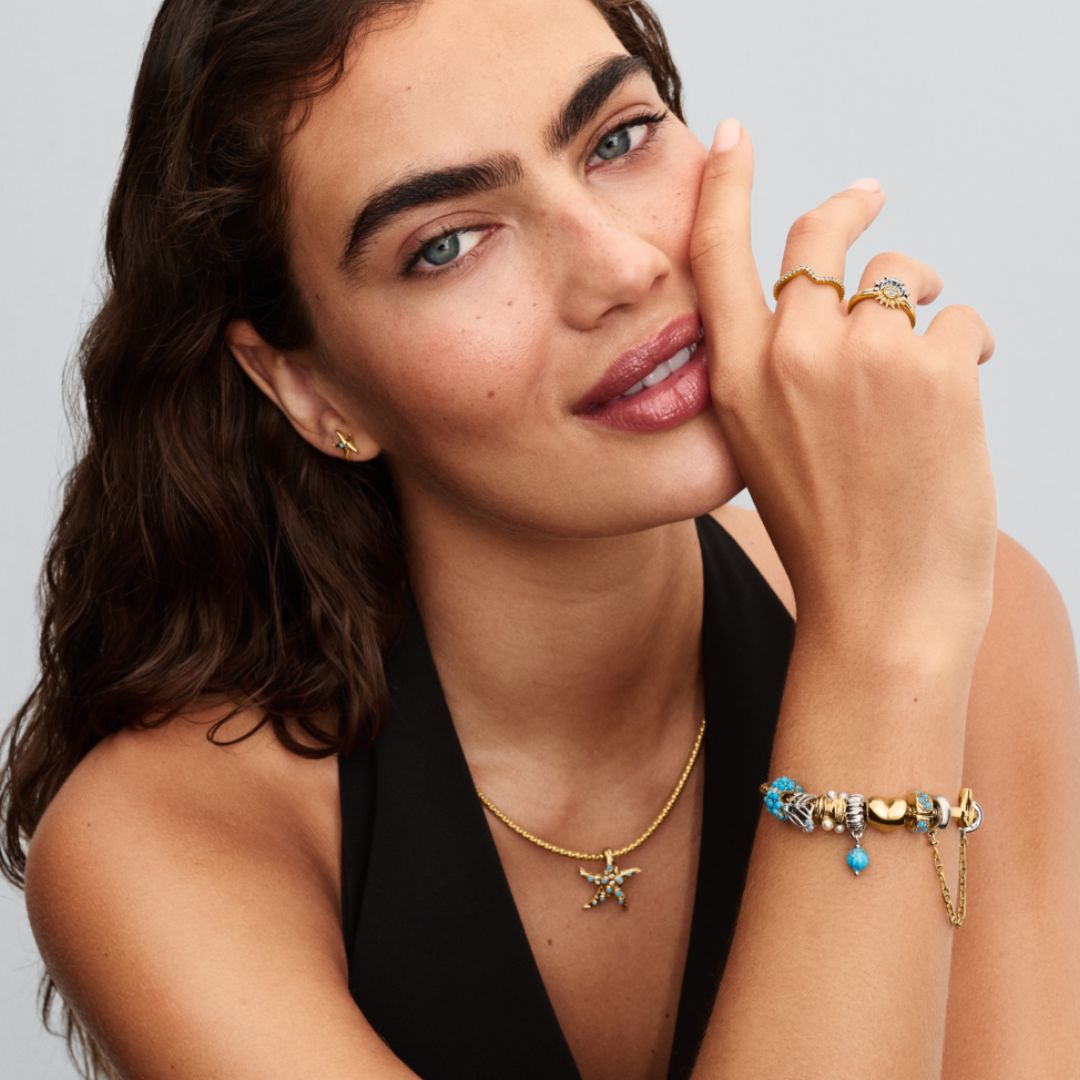 Pandora Moments Turquoise-coloured Ocean hela, hopea, 793897C02