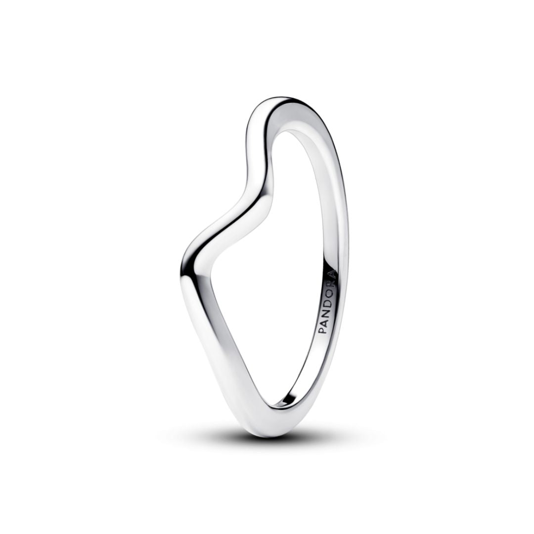 Pandora Polished Wave sormus, hopea, 193095C00