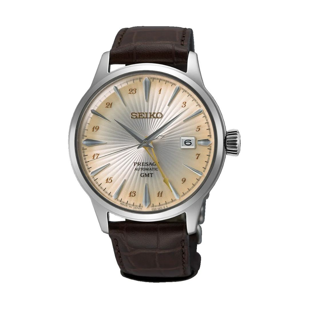 Seiko Presage Cocktail Time GMT Acacia Watch, SSK041J1
