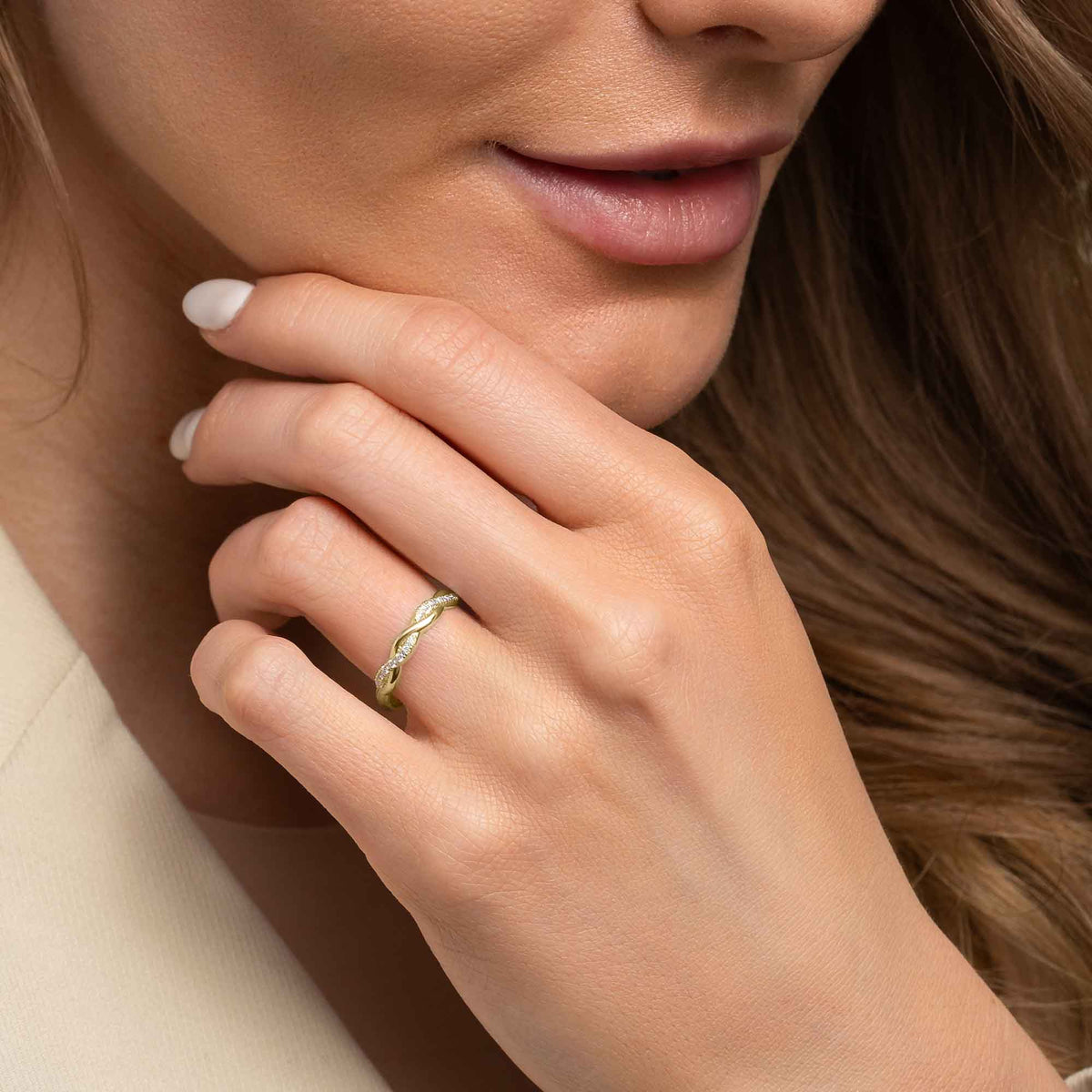 Silván Henrietta timanttisormus 0,10ct, 14K keltakultaa, Silván vihkisormukset