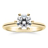 Silván Solitaire timanttisormus 1,02ct, 14K keltakultaa, Silván vihkisormukset