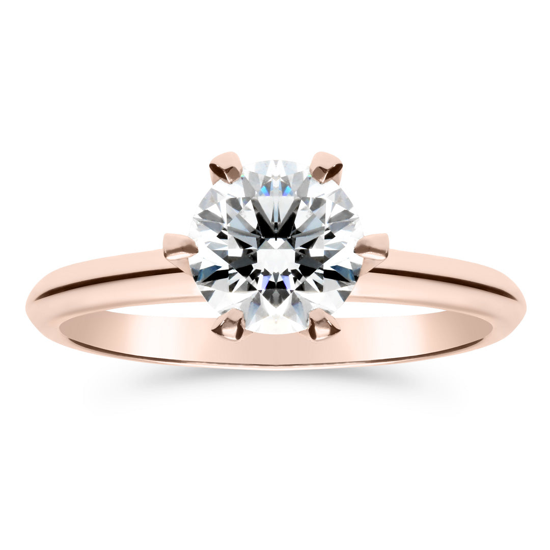 Silván Solitaire timanttisormus 1,02ct, 14K rosekultaa, Silván vihkisormukset