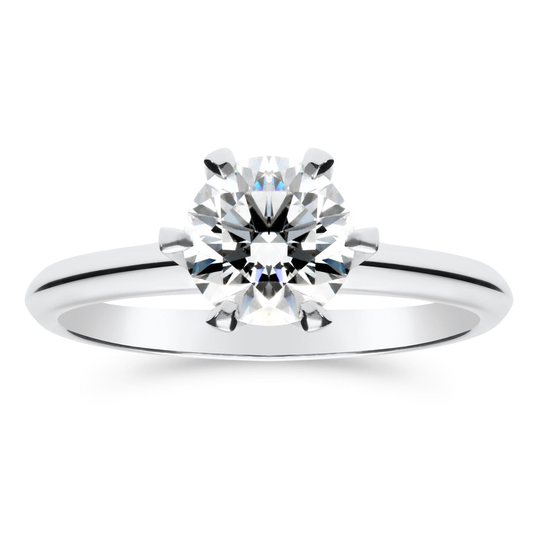 Silvan Solitaire diamond ring 1.00ct, white gold, Silvan wedding rings