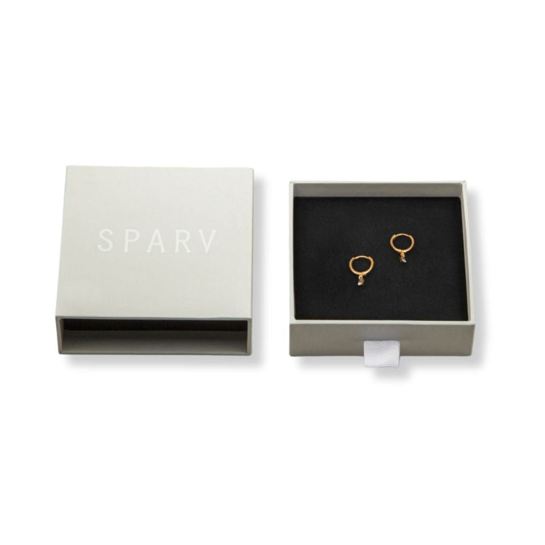 Sparv Petite Sparkling rengaskorvakorut hopeoitu, 1580201