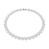 Swarovski x Ariana Grande Tennis Choker kaulakoru, vaalea metalli ja kirkkaat kristallit, 5720857