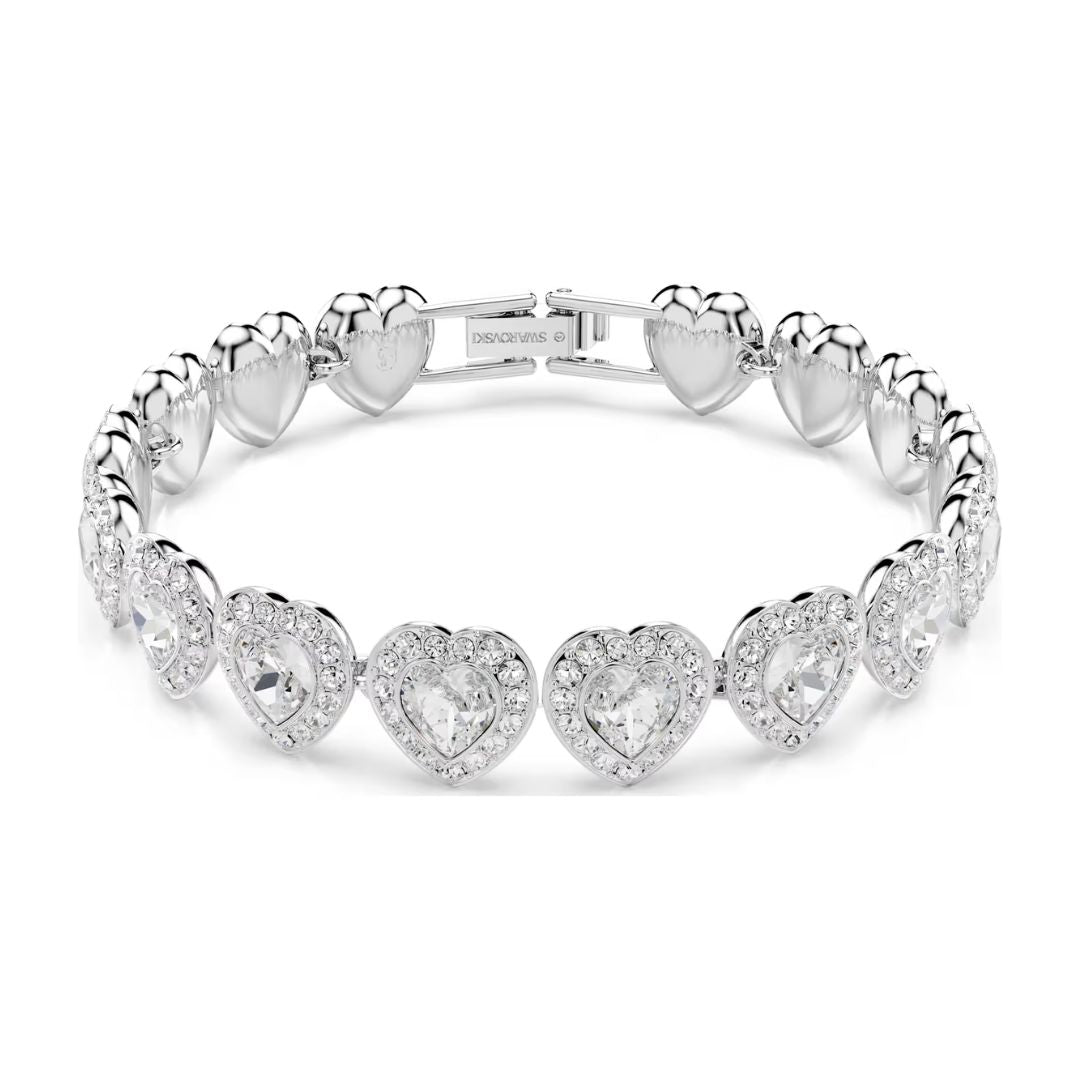 Swarovski x Ariana Grande Tennis rannekoru, vaalea metalli ja kirkkaat kristallit 572086