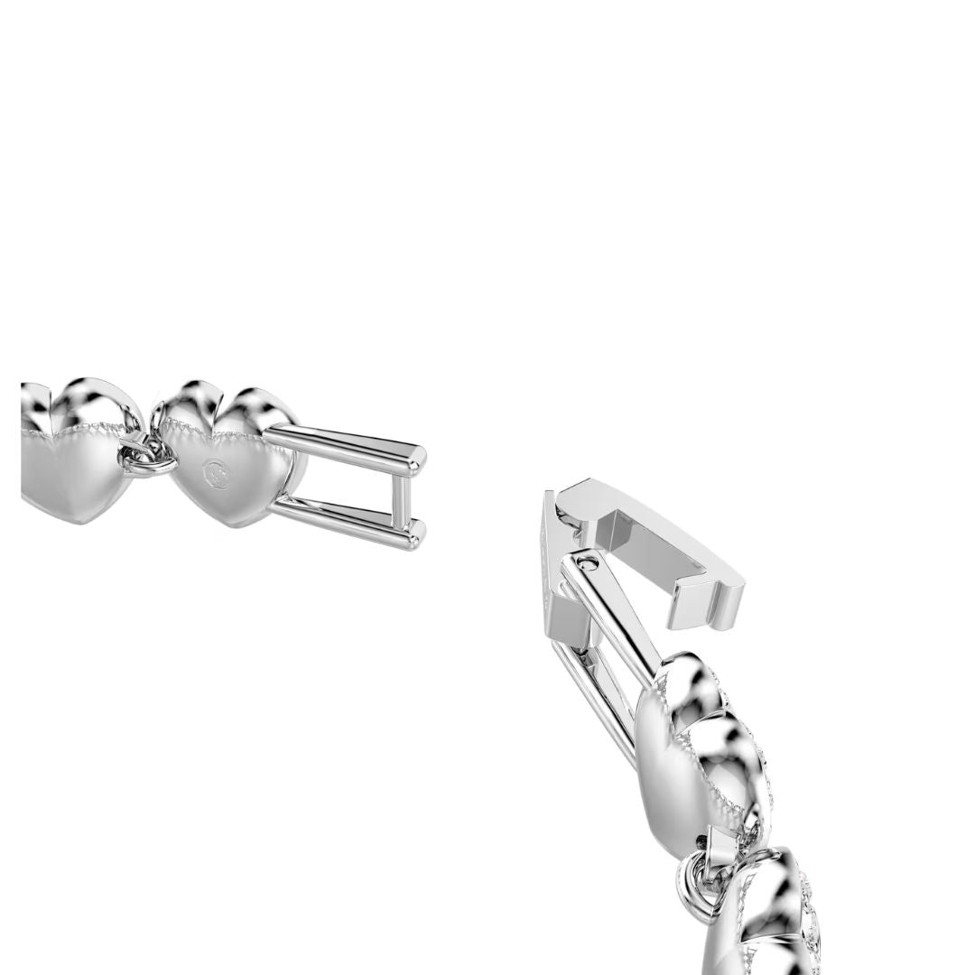 Swarovski x Ariana Grande Tennis rannekoru, vaalea metalli ja kirkkaat kristallit 572086