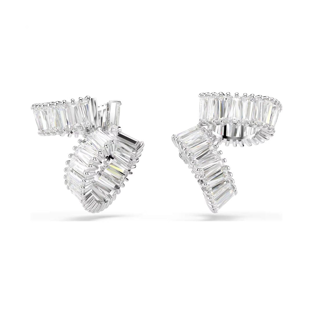 Swarovski x Ariana Grande ear cuff korvakorut, vaalea metalli ja kirkkaat kristallit 5720872