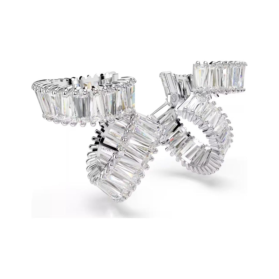 Swarovski x Ariana Grande ear cuff korvakorut, vaalea metalli ja kirkkaat kristallit 5720872