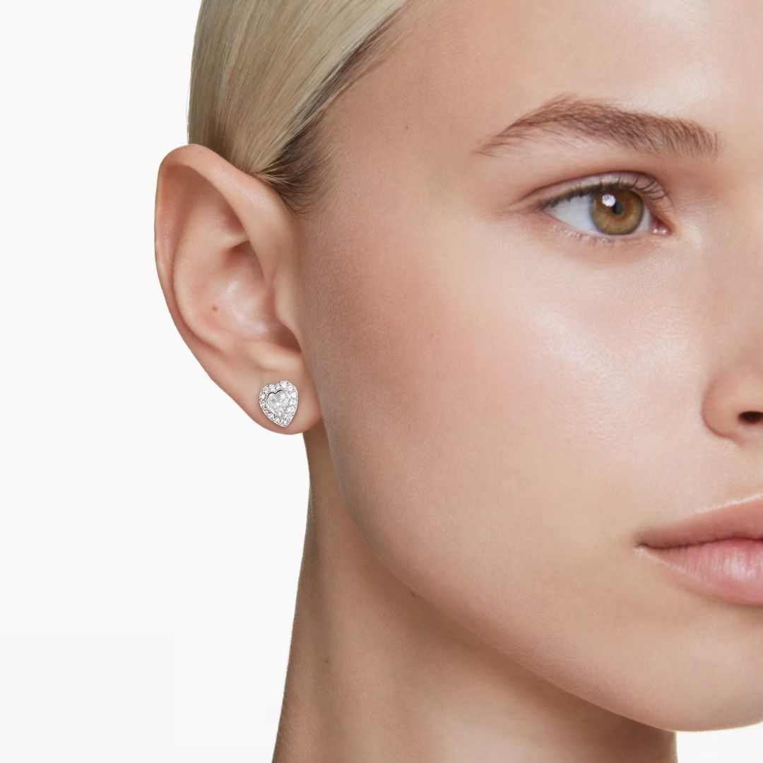Swarovski x Ariana Grande korvakorut, vaalea metalli ja kirkkaat kristallit 5720859