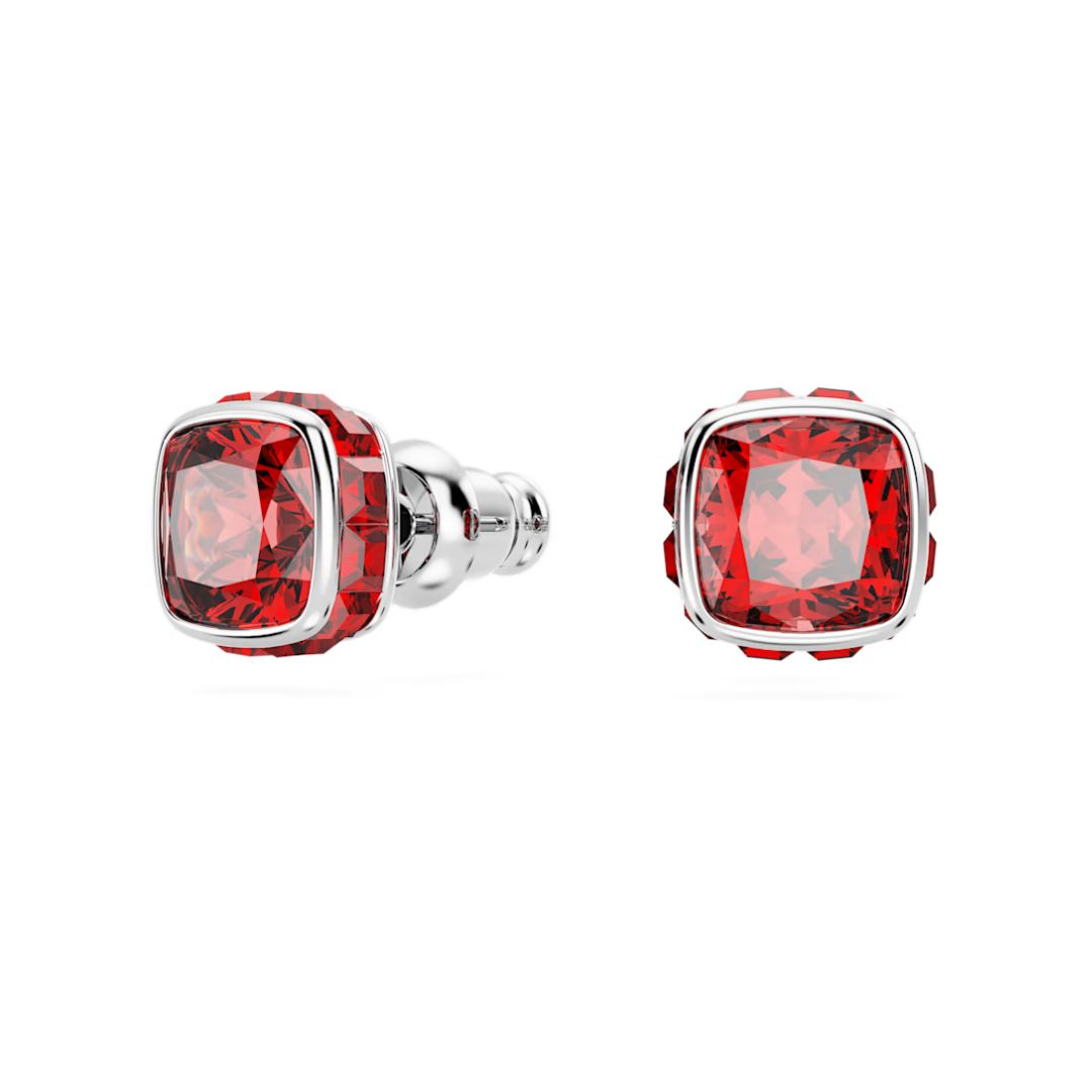 Swarovski Birthstone July korvakorut, vaalea metalli ja punaiset kristallit 5661959