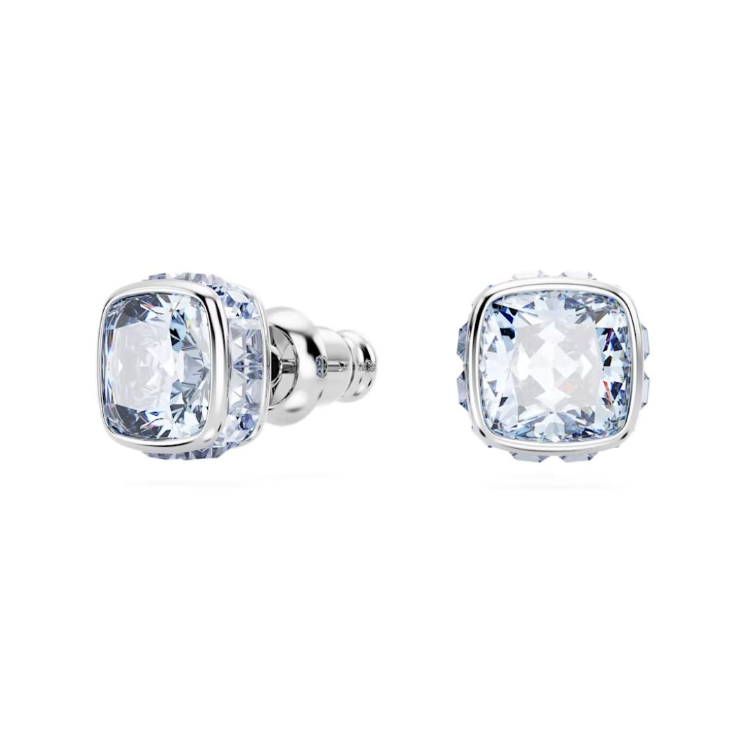 Swarovski Birthstone March korvakorut, vaalea metalli ja vaaleansiniset kristallit 5660800