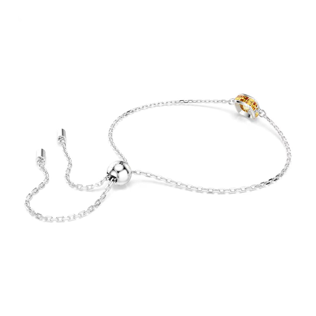 Swarovski Birthstone November rannekoru, vaalea metalli ja keltaiset kristallit 5692884