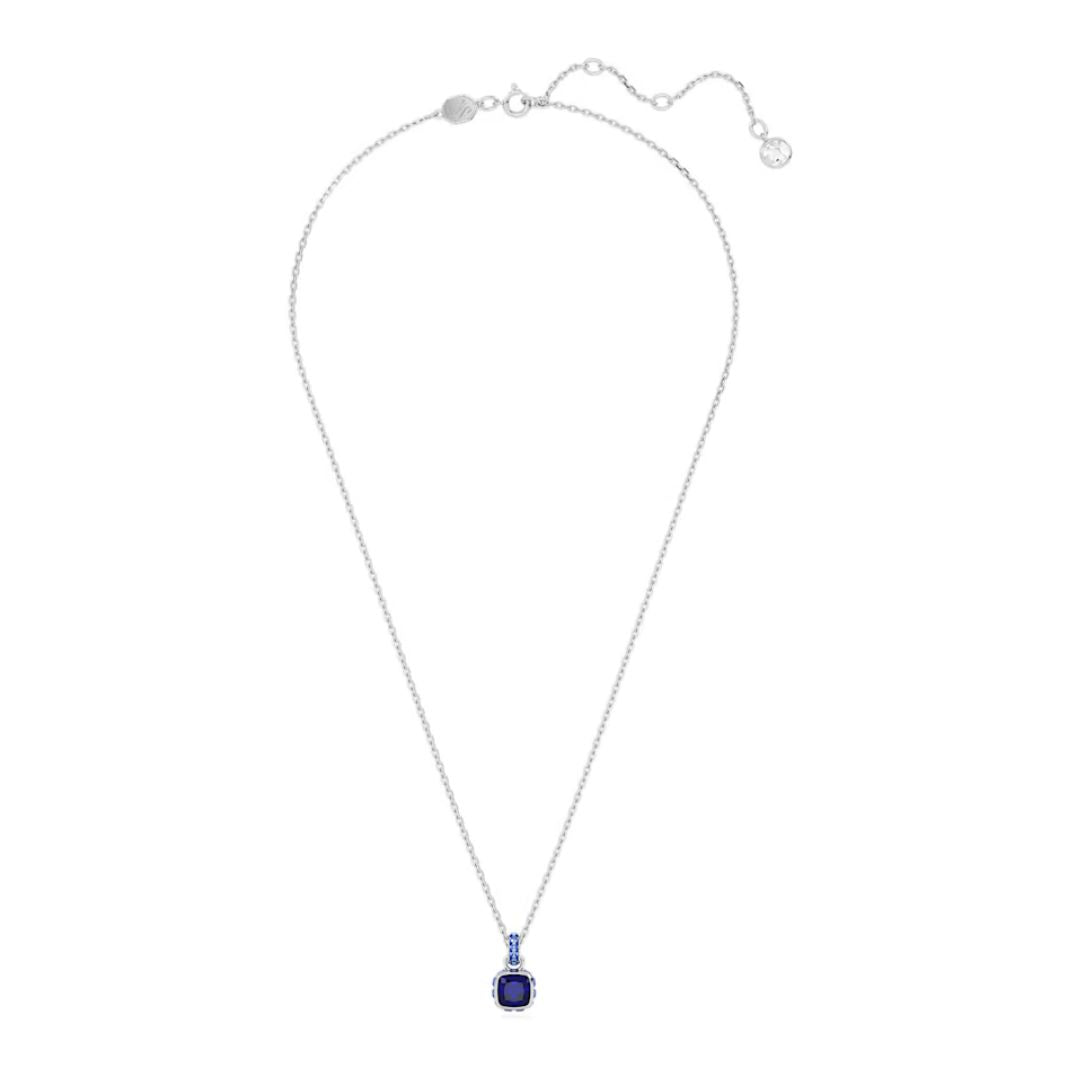 Swarovski Birthstone September riipus, vaalea metalli ja siniset kristallit 5651790