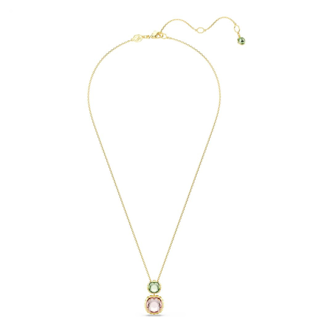 Swarovski Chroma kaulakoru keltakullanväri ja eriväriset kristallit, 5692496