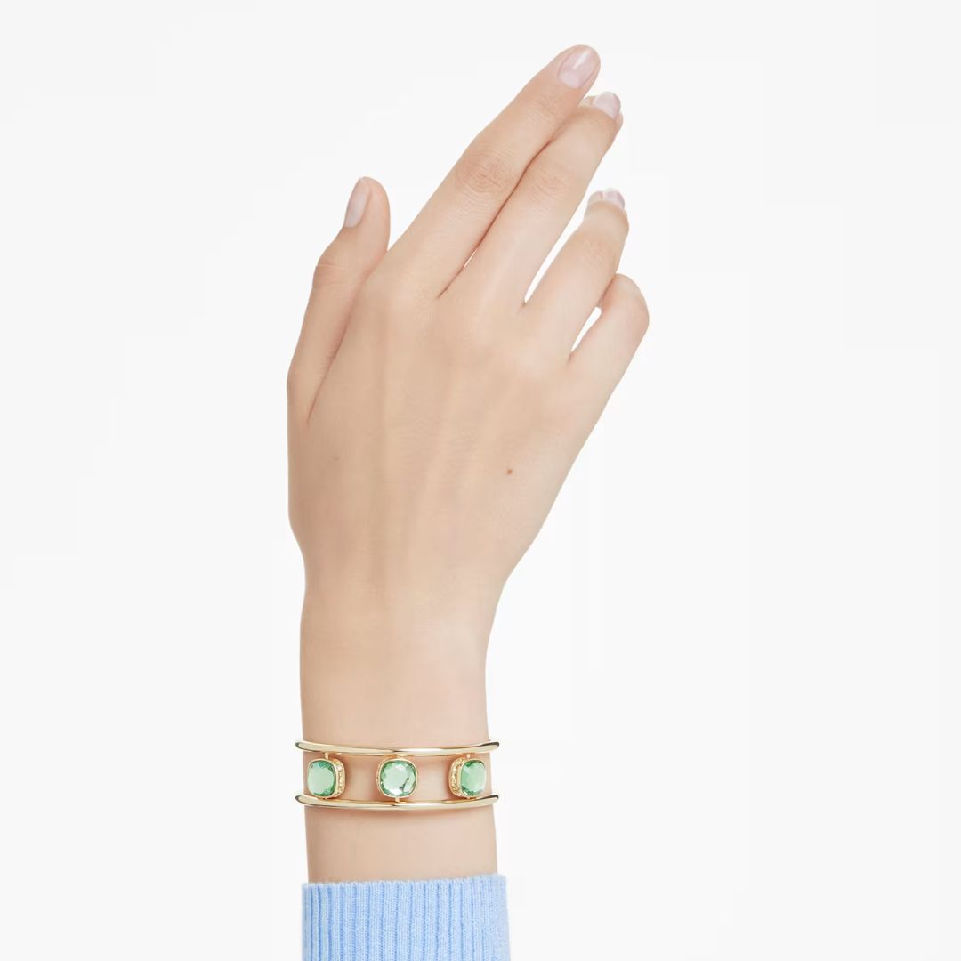 Swarovski Chroma rannekoru, keltakullanväri ja eriväriset kristallit