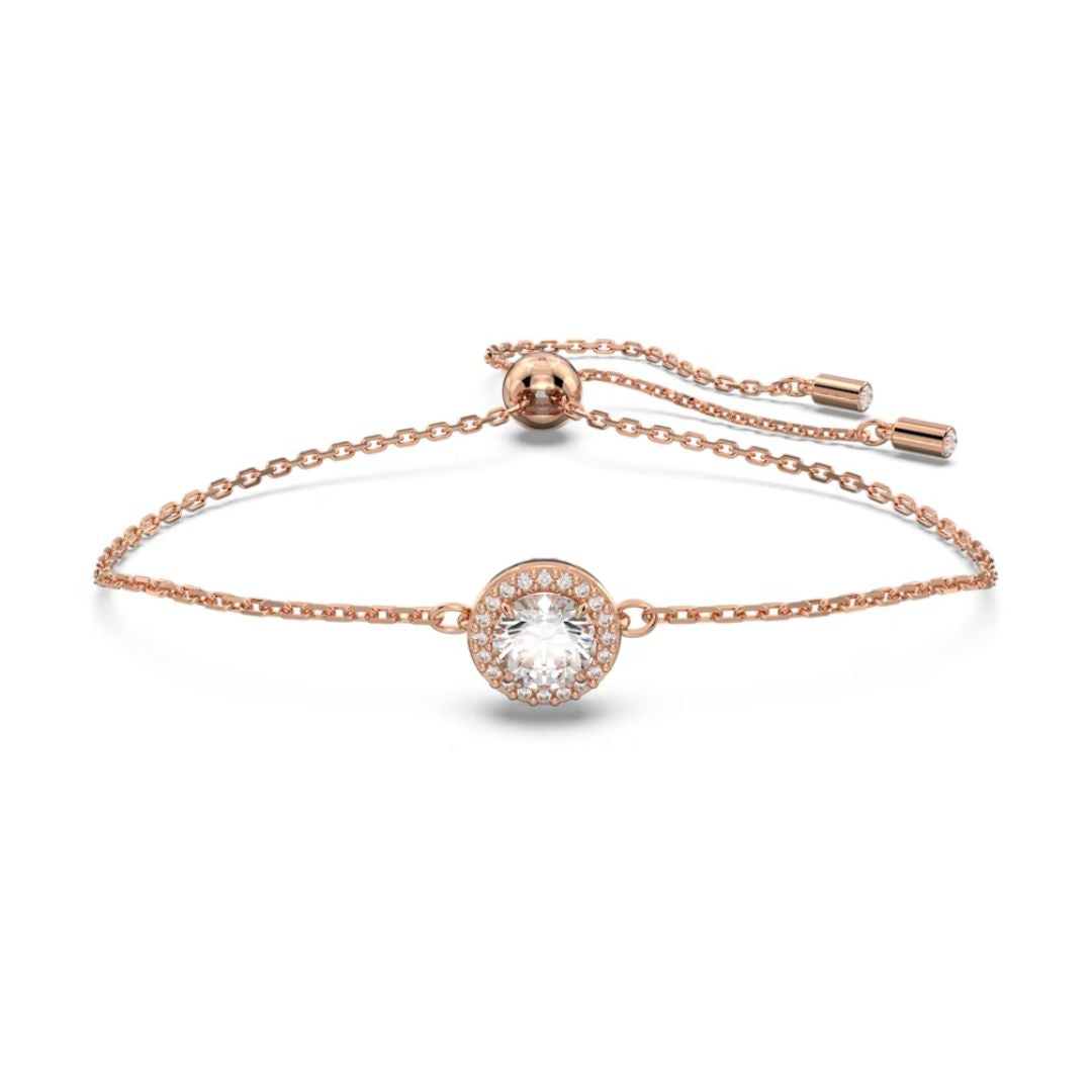 Swarovski Constella rannekoru, ruusukullan värinen ja kirkkaat kristallit 5636273