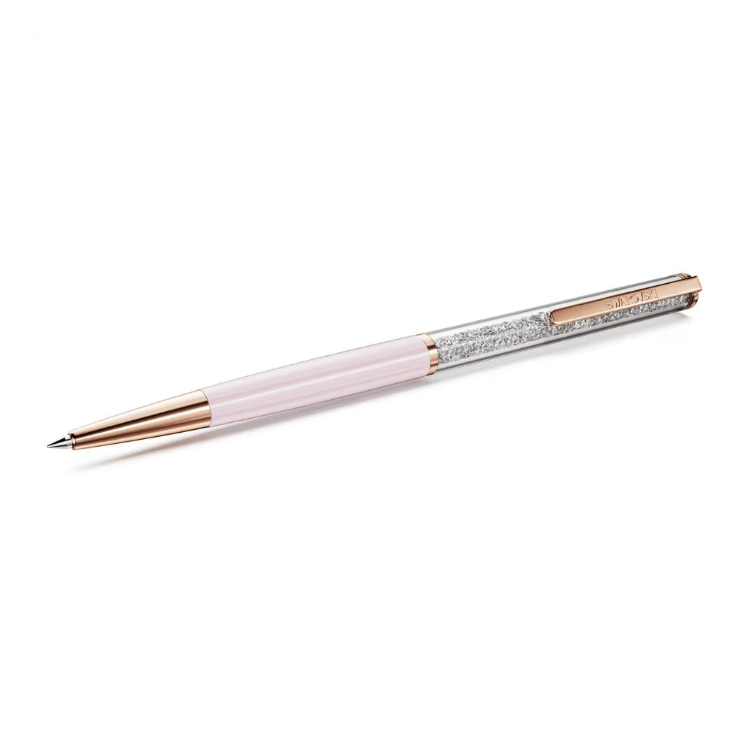 Swarovski Crystalline Ballpoint Pen, Rose Gold, Pink and White Crystal