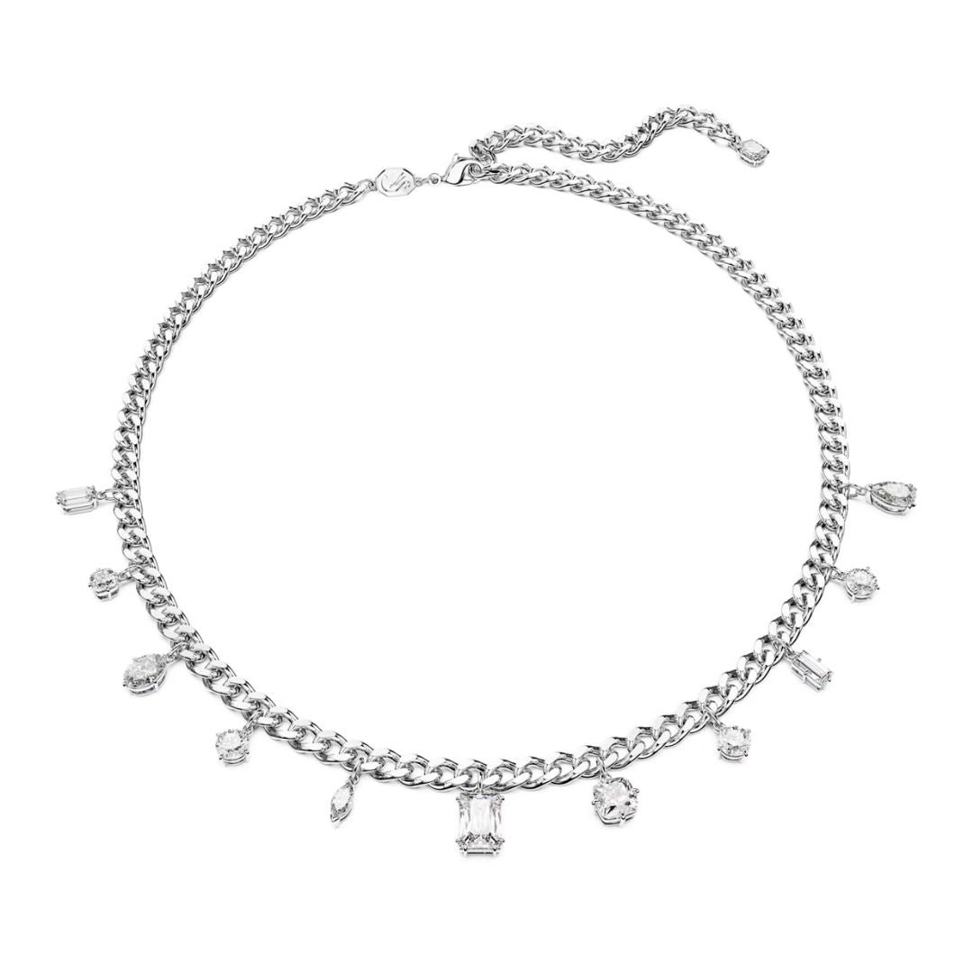 Swarovski Dextera kaulakoru, vaalea metalli ja kirkkaat kristallit, 5671183