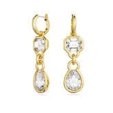 Swarovski Dextera korvakorut, keltakullanväri ja kirkkaat kristallit