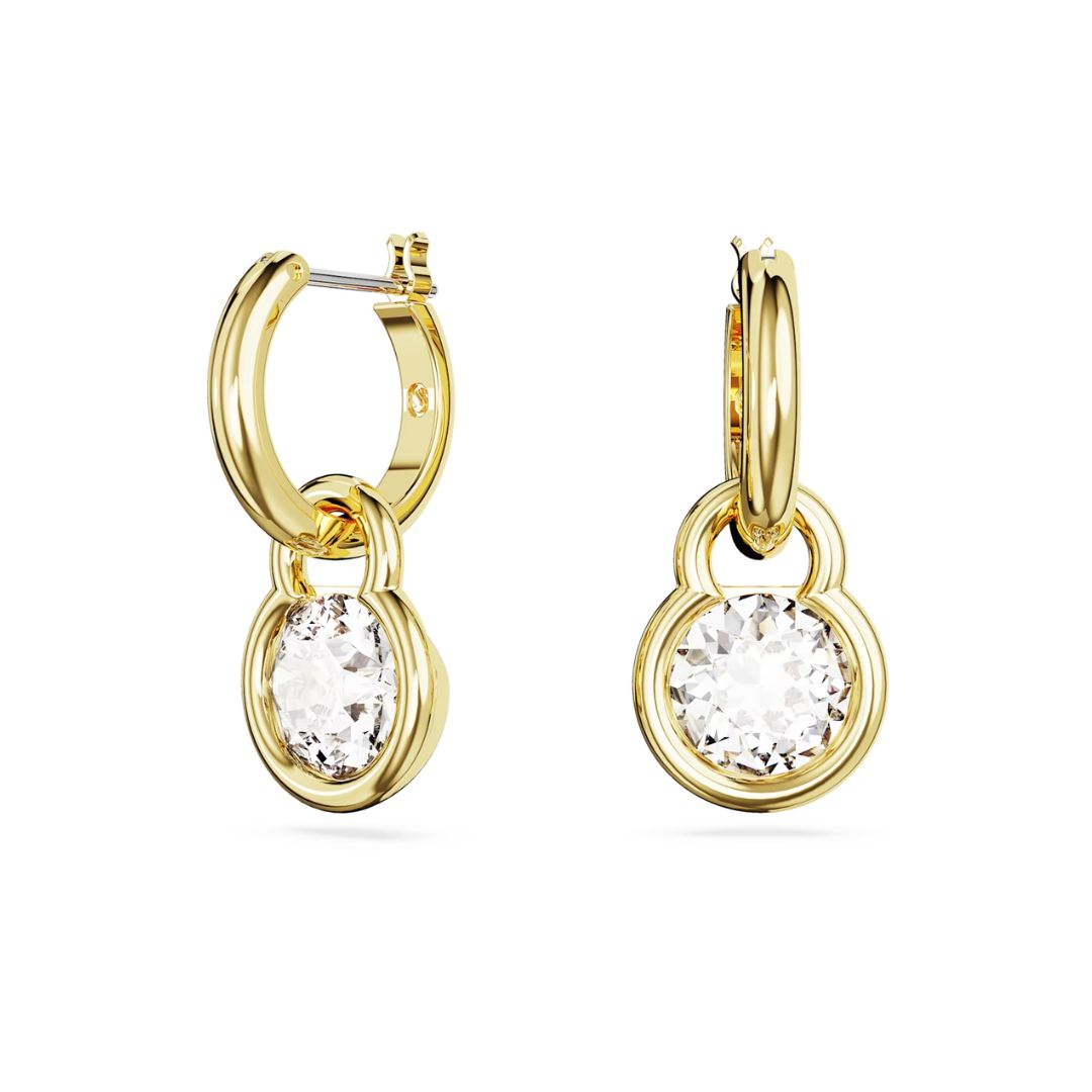 Swarovski Dextera korvakorut, keltakullanväri ja kirkkaat kristallit 5666023