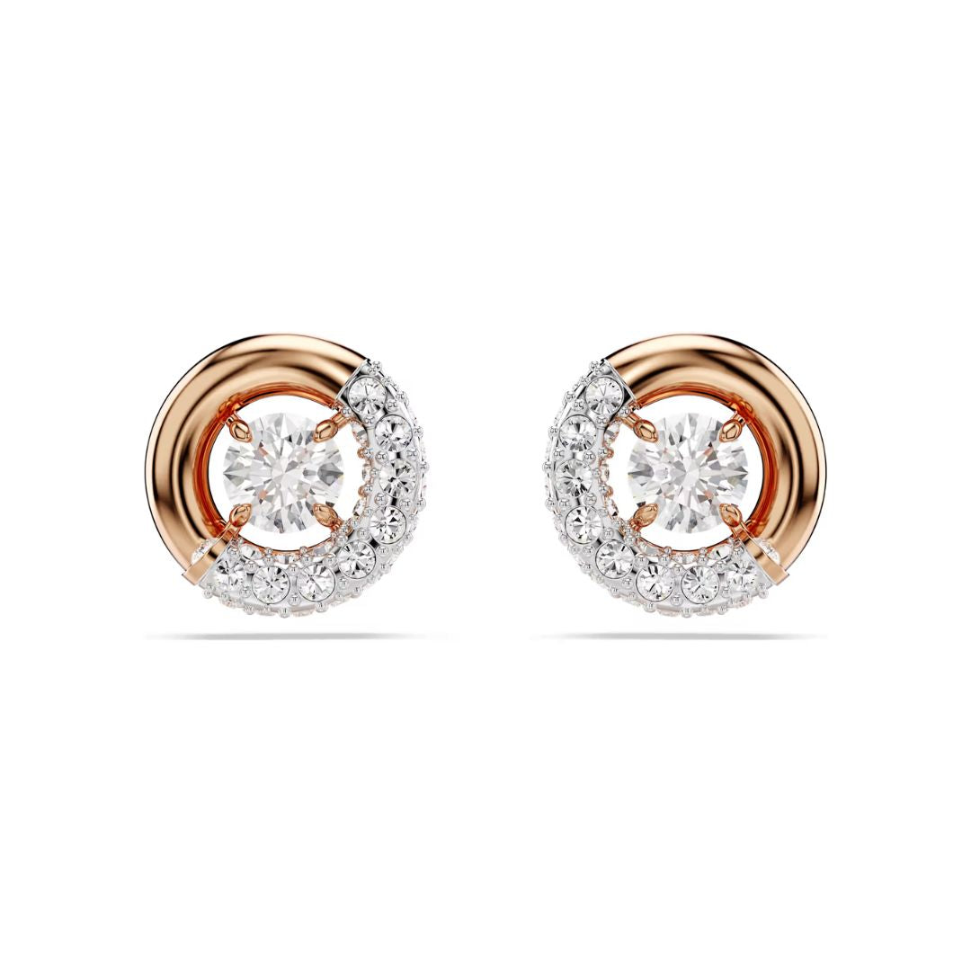 Swarovski Dextera korvakorut, ruusukullanväri ja kirkkaat kristallit 5692258