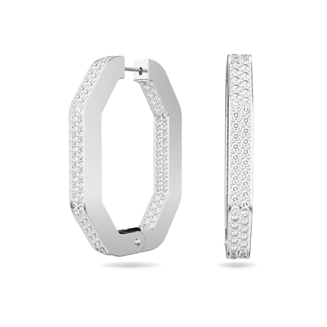 Swarovski Dextera rengaskorvakorut, vaalea metalli ja kirkkaat kristallit 5639099