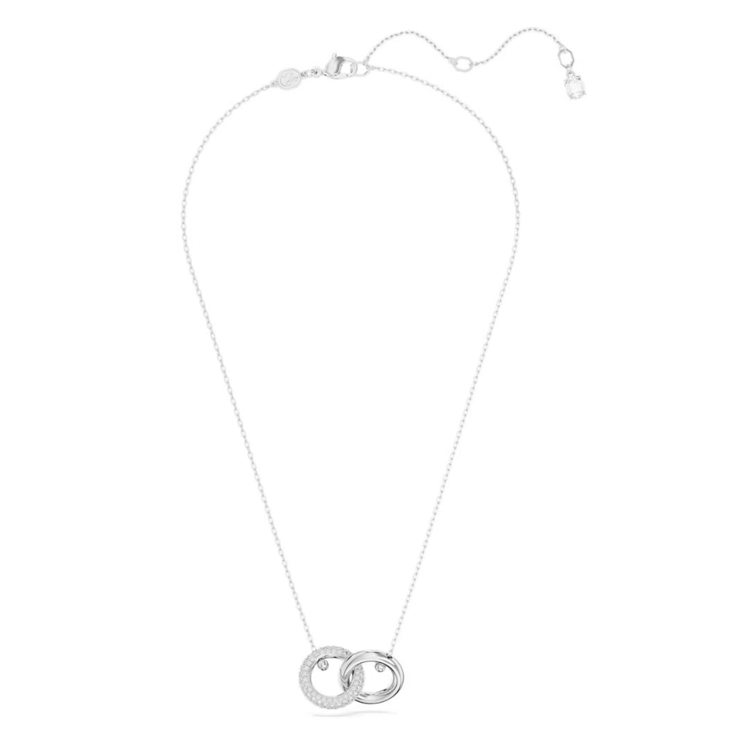 Swarovski Dextera riipus, vaalea metalli ja kirkkaat kristallit 5670251
