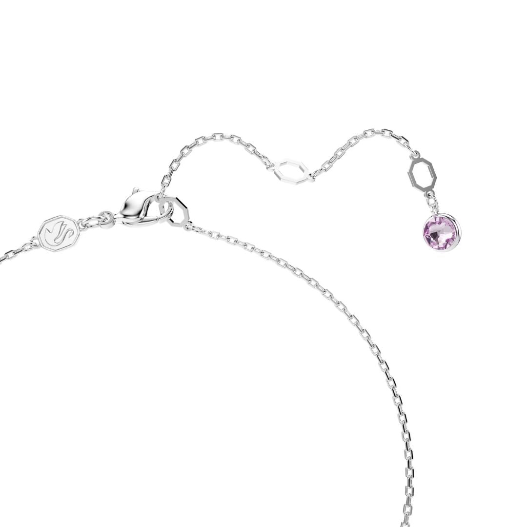 Swarovski Gema Y riipus, vaalea metalli ja eri väriset kristallit 5692421