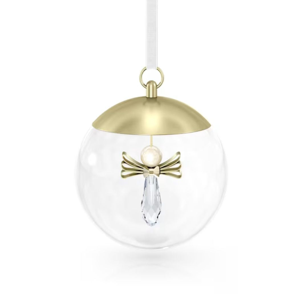 Swarovski Holiday Magic Angel Ball Ornament, Christmas Decoration 5596