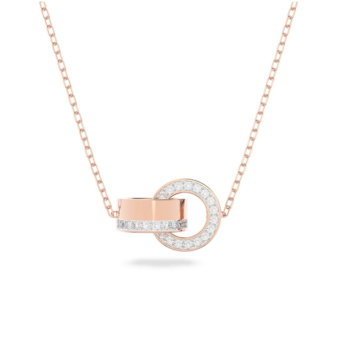 Swarovski Hollow riipus, ruusukullanväri ja kirkkaat kristallit 5636496