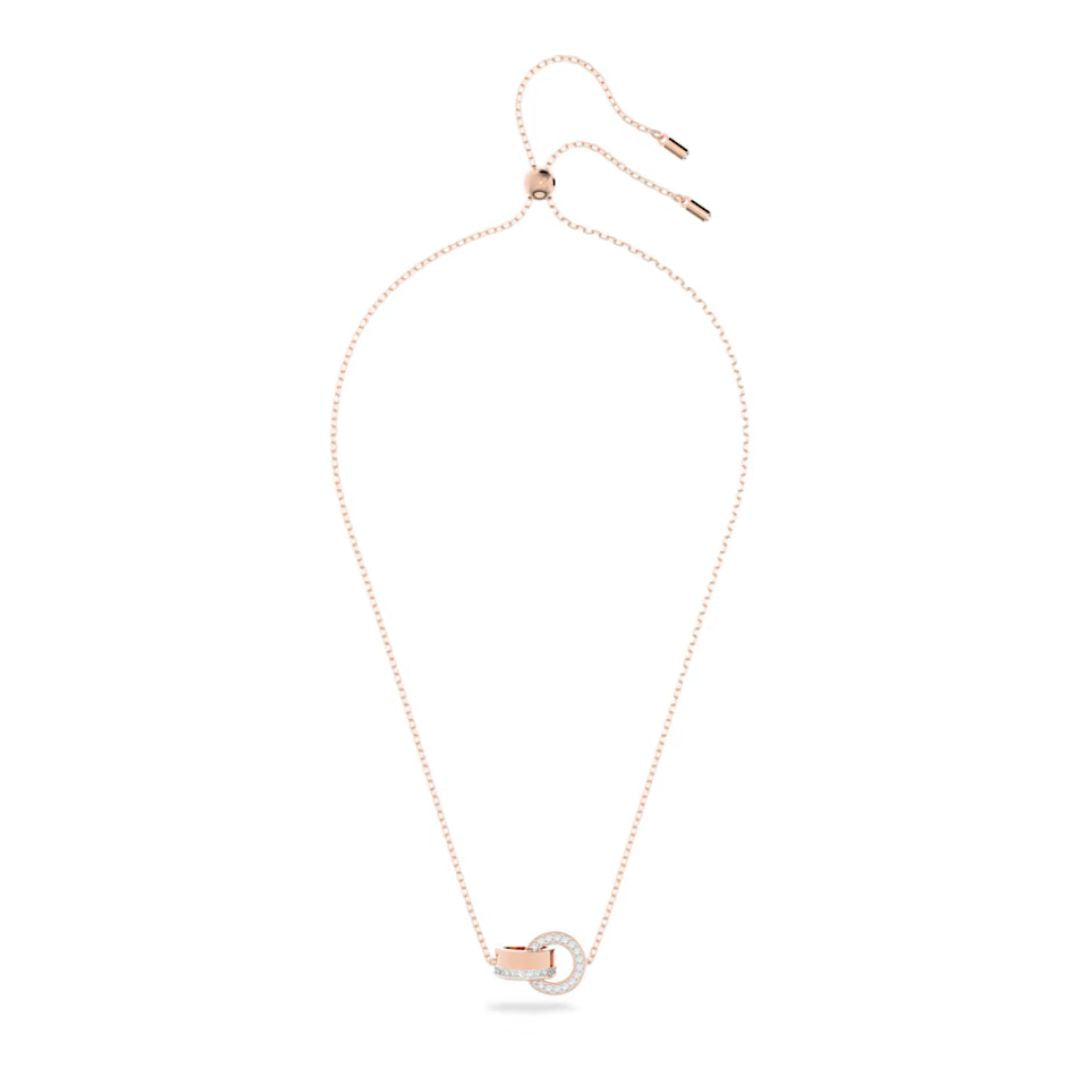 Swarovski Hollow riipus, ruusukullanväri ja kirkkaat kristallit 5636496