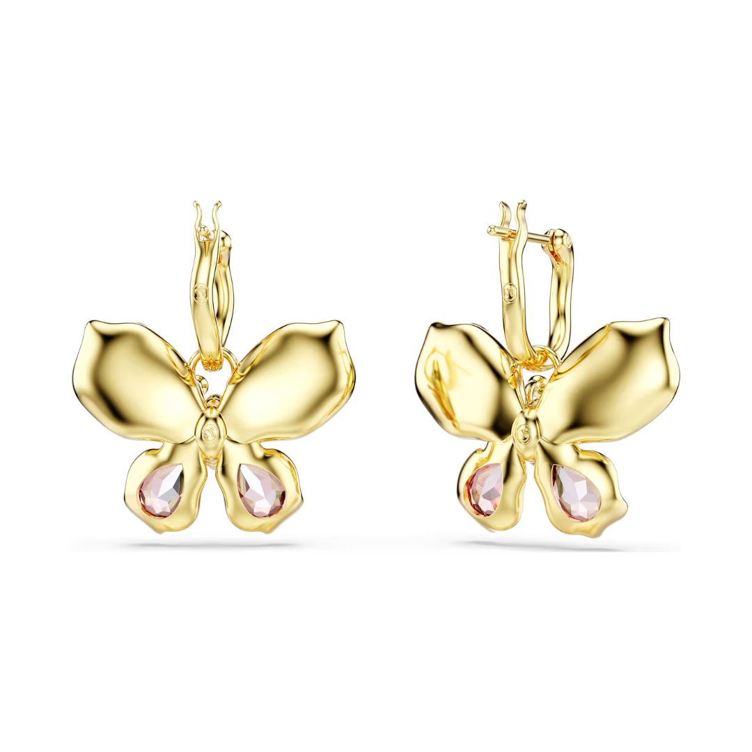 Swarovski Idyllia Butterfly korvakorut, keltakullanväri ja eriväriset kristallit, 5709953