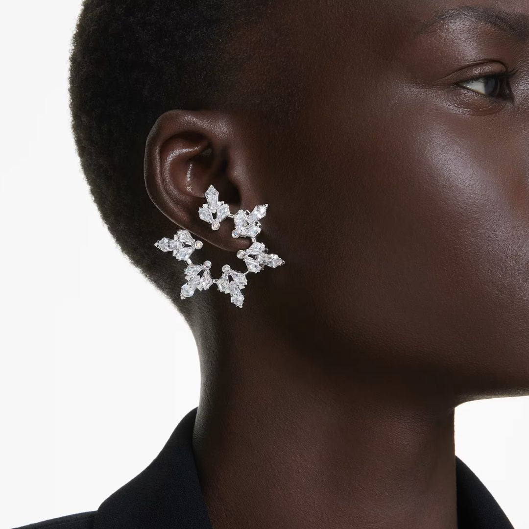 Swarovski Idyllia Clip korvakorut, vaalea metalli ja kirkkaat kristallit, 5692641
