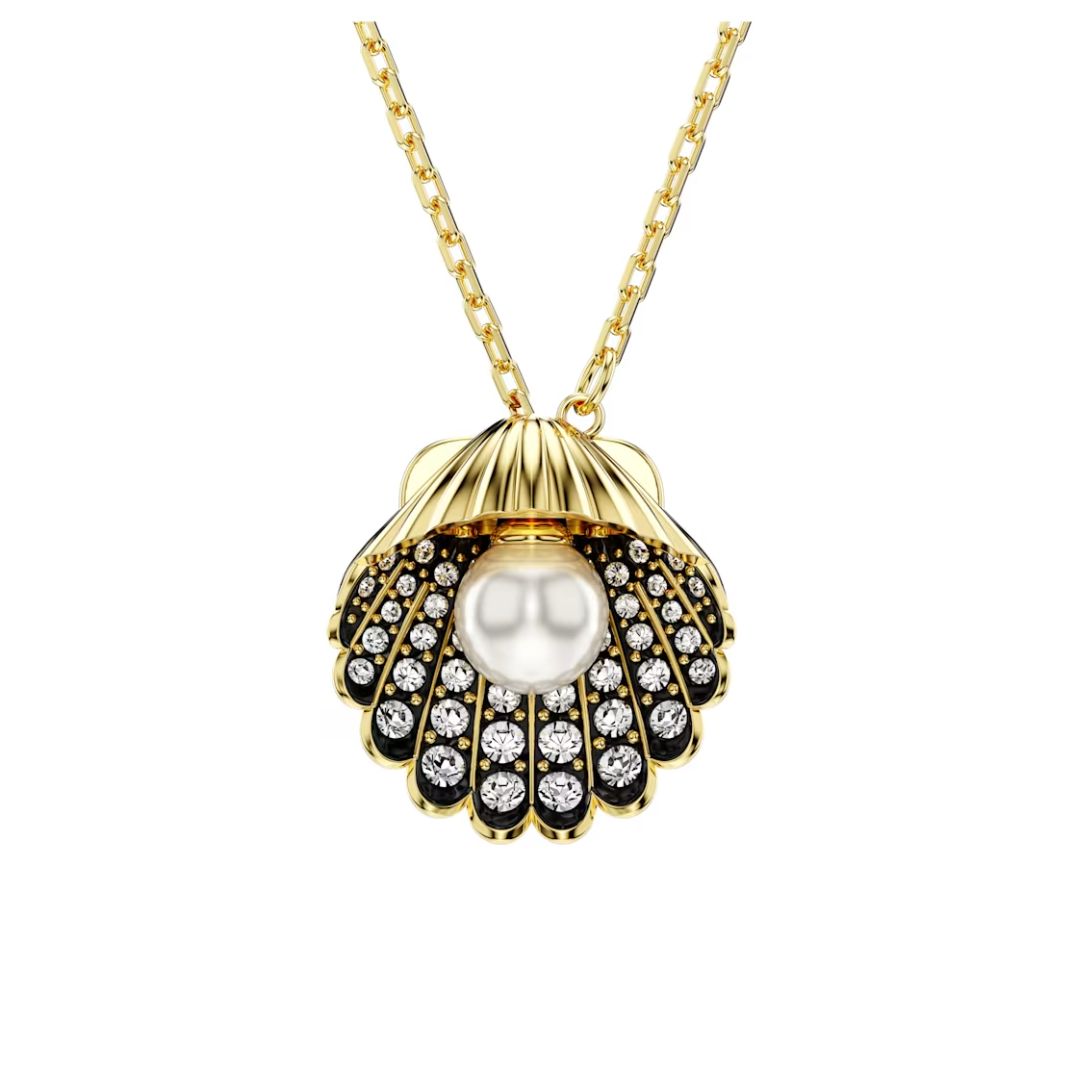 Swarovski Idyllia Y riipus, keltakullanväri ja kirkkaat kristallit, 5683968