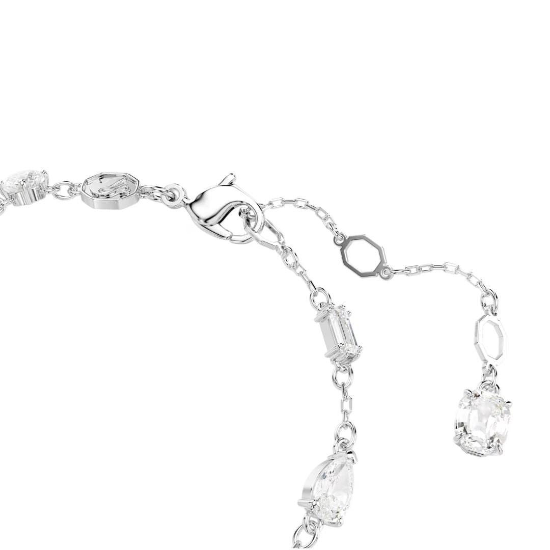 Swarovski Idyllia rannerengas, vaalea metalli ja kirkkaat kristallit, 5691485
