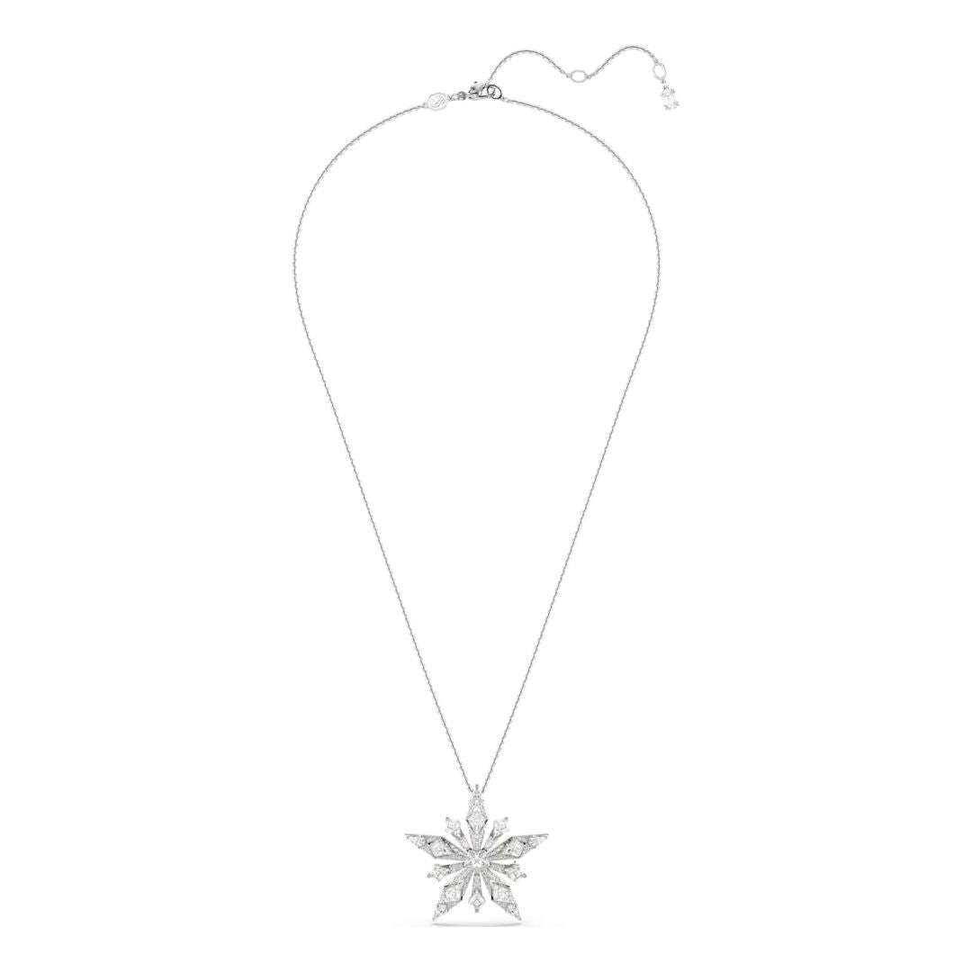 Swarovski Idyllia riipus ja rintakoru, vaalea metalli ja kirkkaat kristallit 5740116