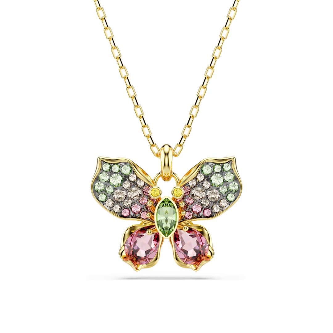 Swarovski Idyllia riipus, keltakullanväri ja eri väriset kristallit, 5709950