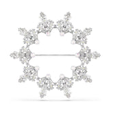 Swarovski Idyllia rintakoru, vaalea metalli ja kirkkaat kristallit 5705397