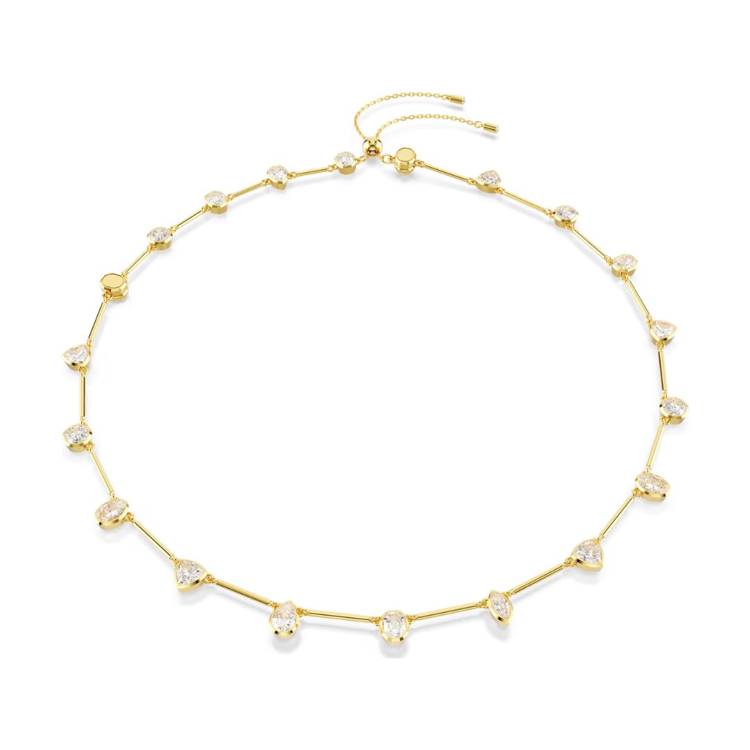 Swarovski Imber Tennis kaulakoru, keltakullanväri ja kirkkaat kristallit, 5705481