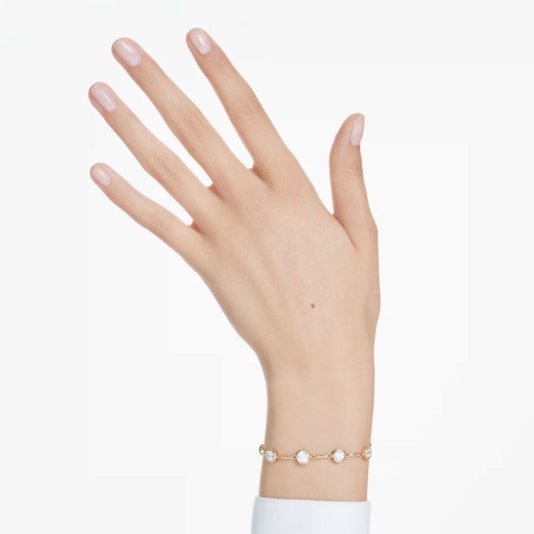 Swarovski Imber Tennis rannekoru, keltakullanväri ja kirkkaat kristallit, 5705465