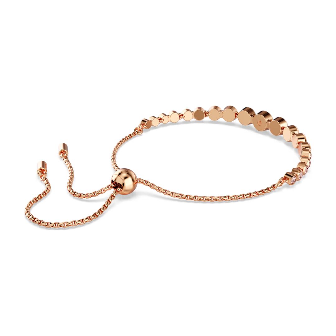 Swarovski Imber Tennis rannekoru, ruusukullanväri ja vaalenapunaiset kristallit, 5718204